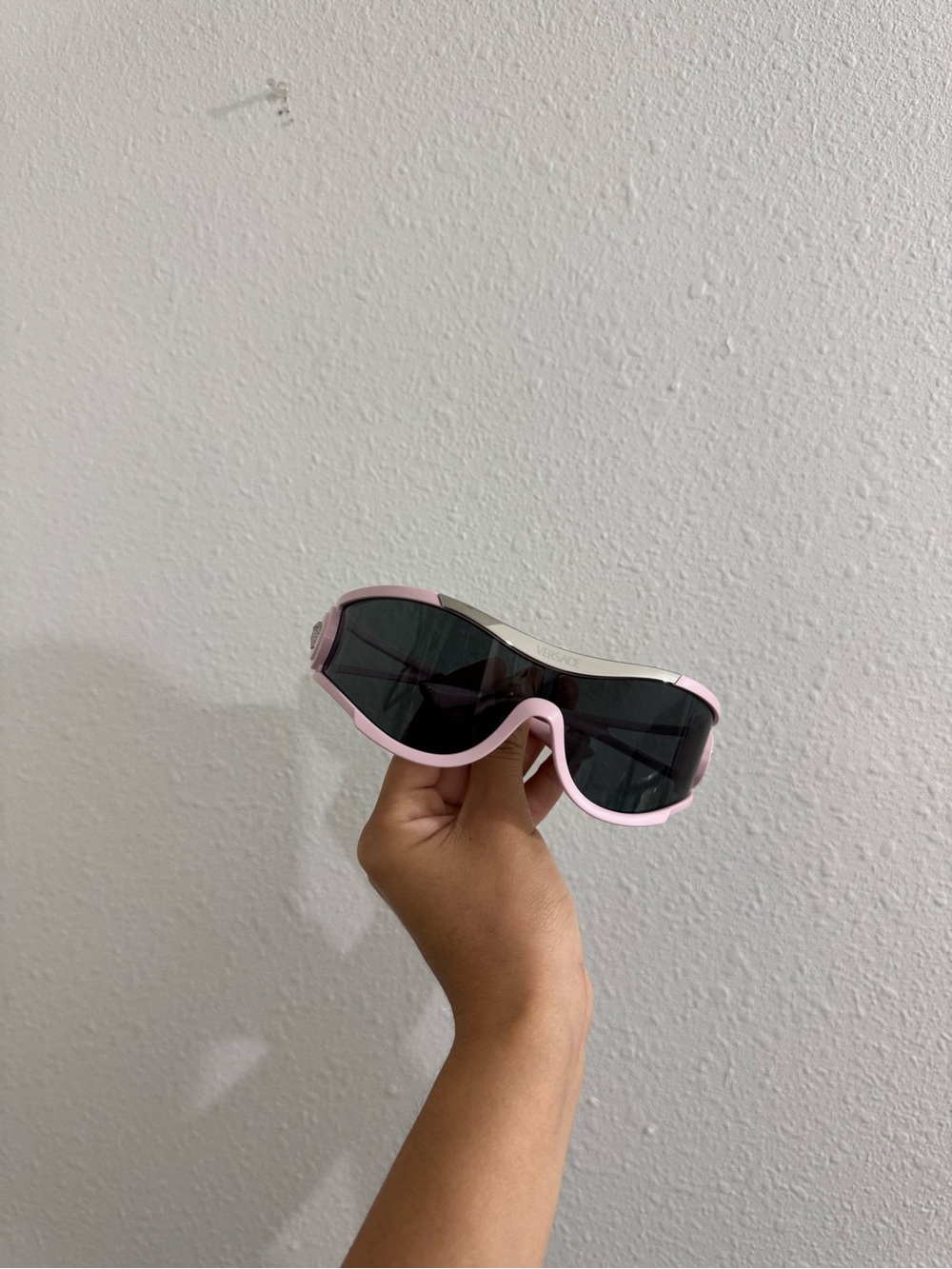Pink Versace sunglasses